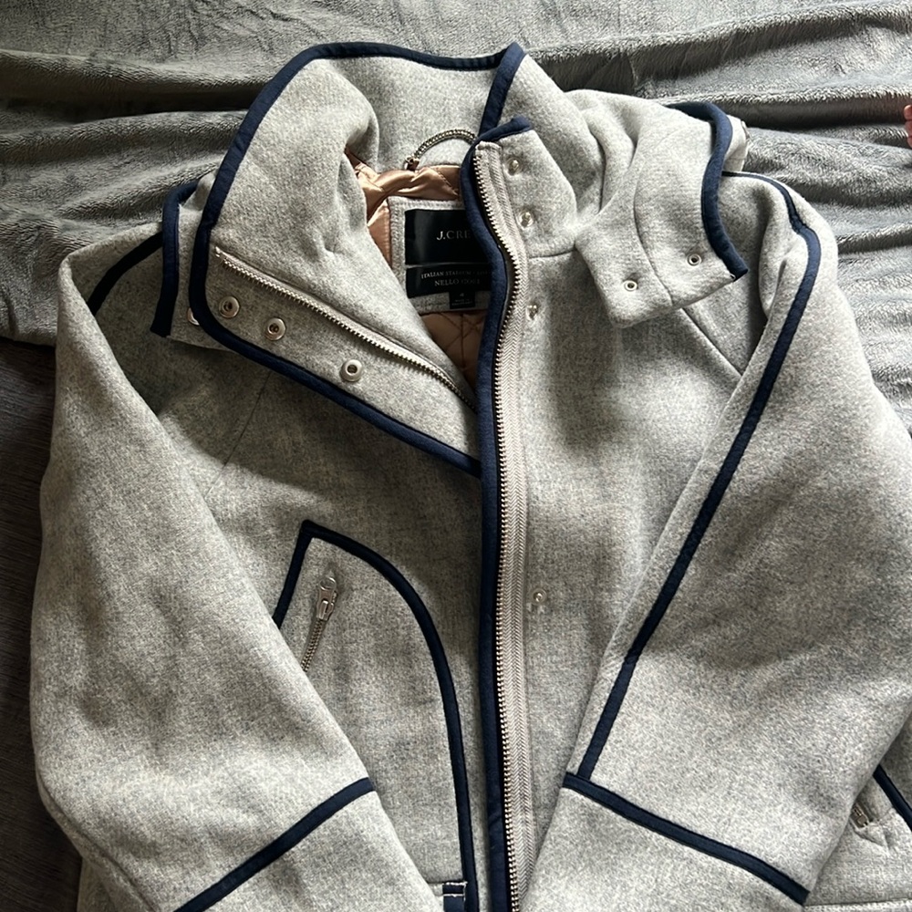 J Crew Stadium cloth coat